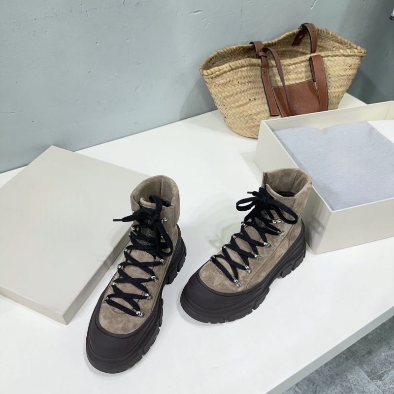 Vintage Fashion Boots - Autumn Winter new real leather maté