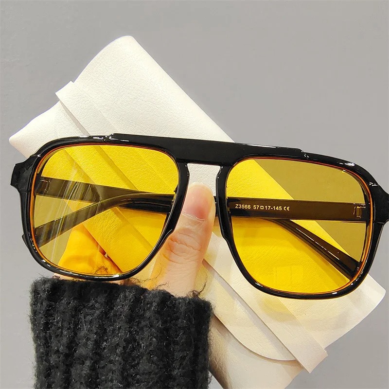 New Oversized Frame Sunglasses - مراجعة Vintage Outdoor Fashion وسعره