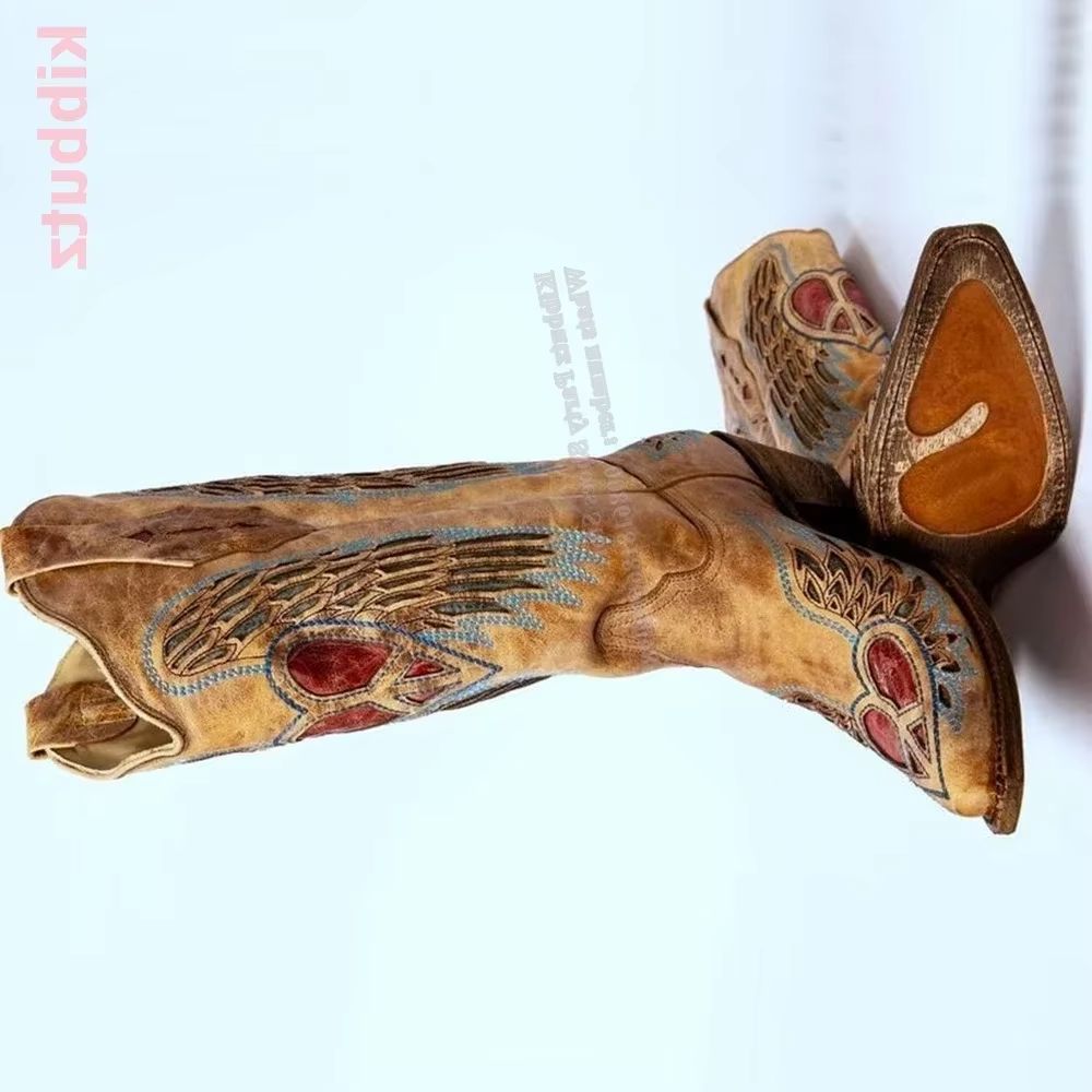 Embroidered Cowboy Western Boo - مراجعة Vintage Fashion Boots وسعره