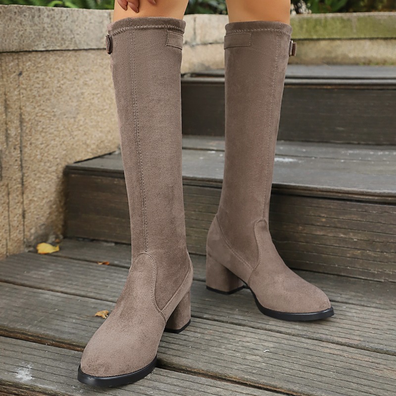 Spring and Autumn New Women's  - مراجعة Vintage Fashion Boots وسعره