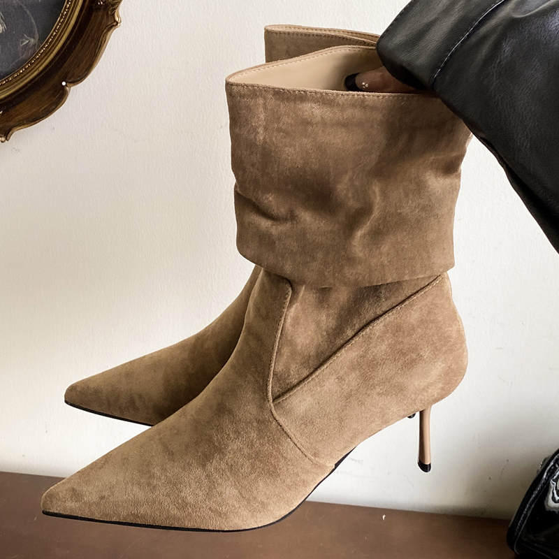Eilyken Vintage Pleated Pointe - مراجعة Vintage Fashion Boots وسعره