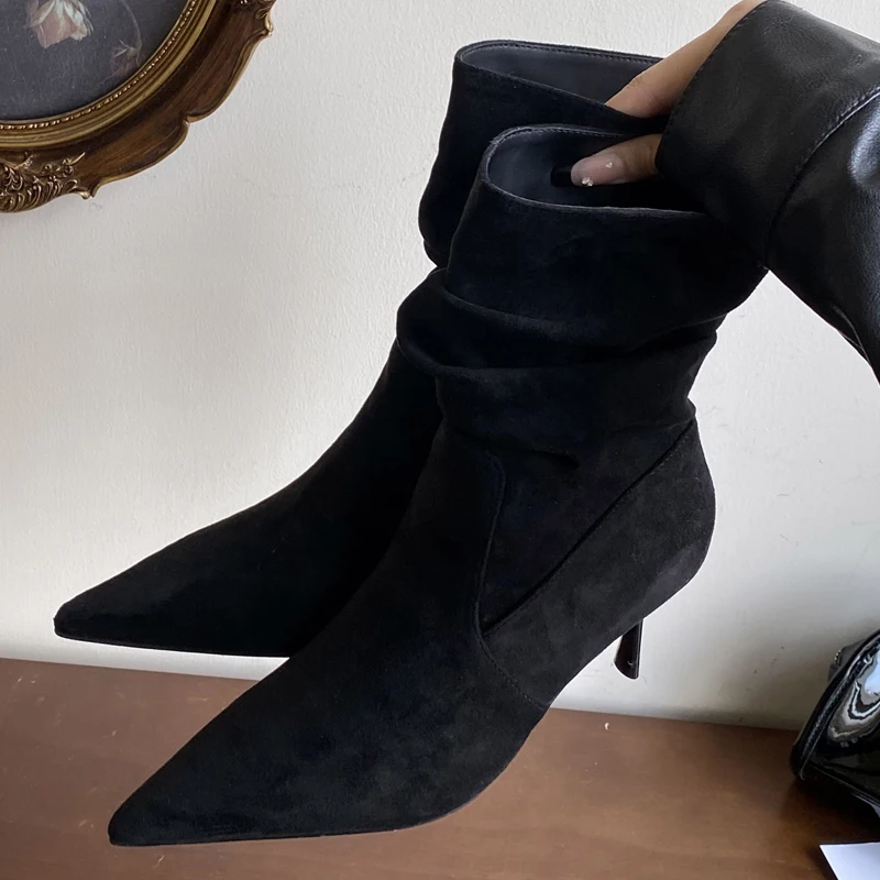 Eilyken Vintage Pleated Pointe - مراجعة Vintage Fashion Boots وسعره