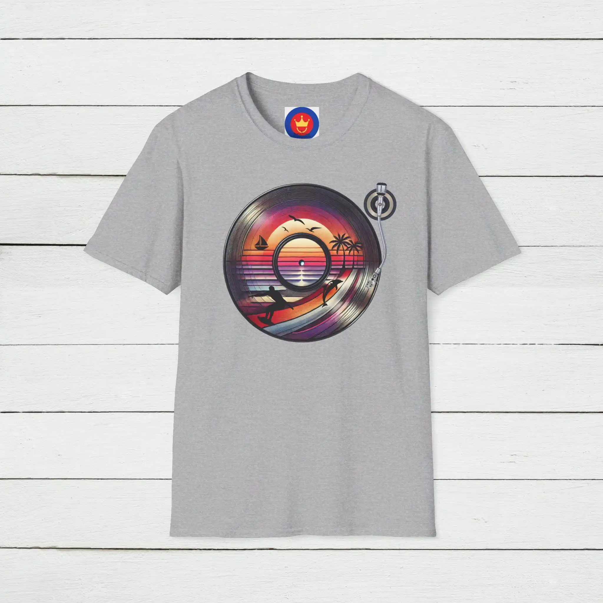 Retro Beach Vinyl T Shirt Vint - مراجعة Vintage Vibes Fashion وسعره
