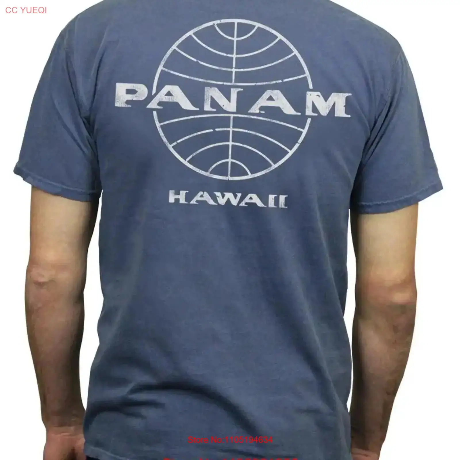 Pan Am Globe T Shirt vintage W - مراجعة Vintage Fashion Jersey وسعره