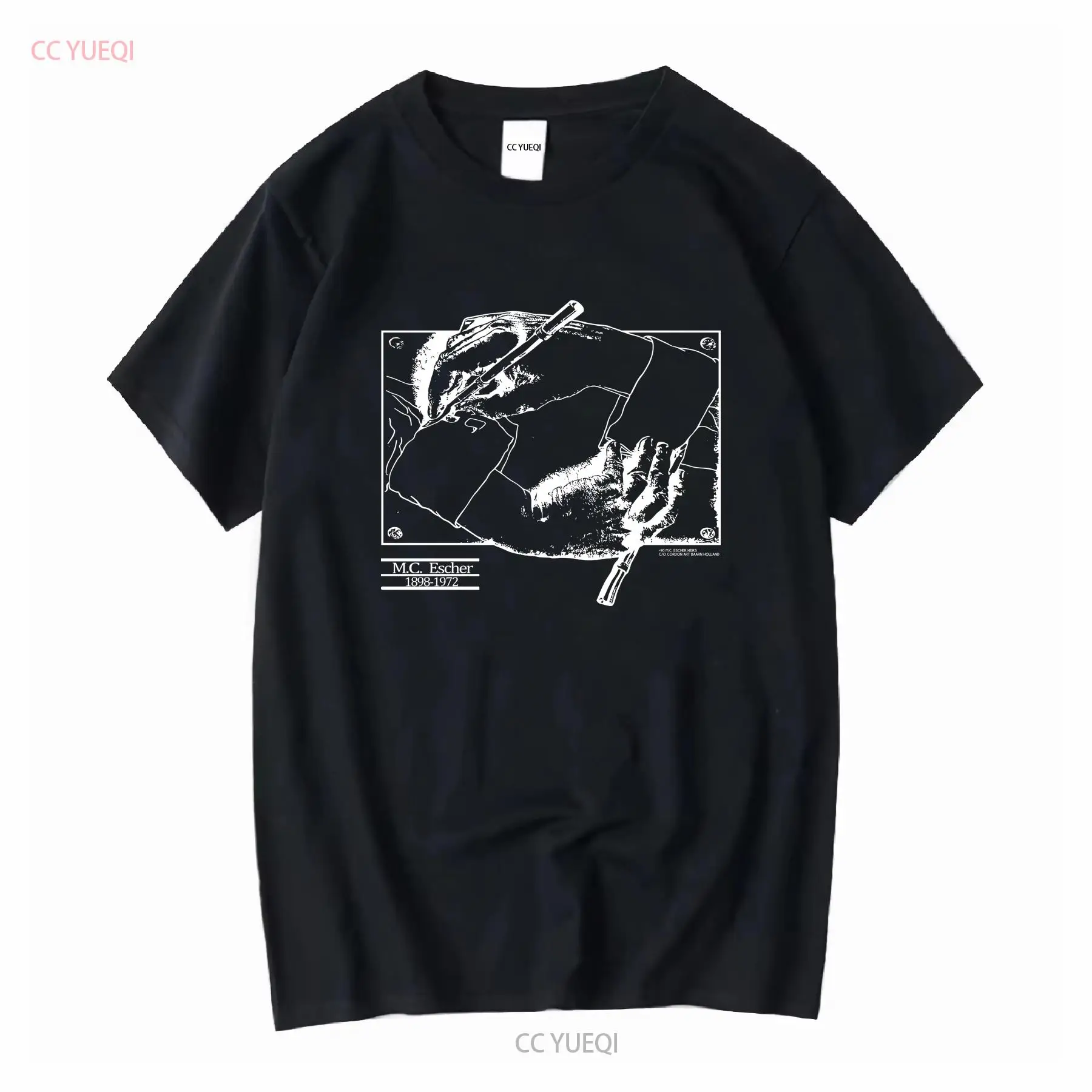Vintage 1990 MC Escher T Shirt - مراجعة Vintage Fashion Sketches وسعره