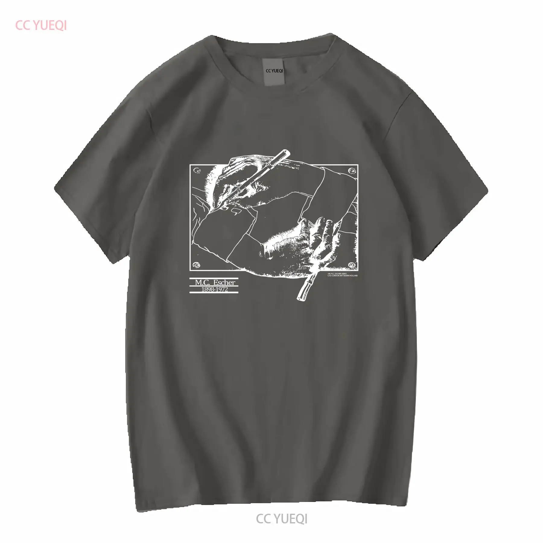 Vintage 1990 MC Escher T Shirt - مراجعة Vintage Fashion Sketches وسعره