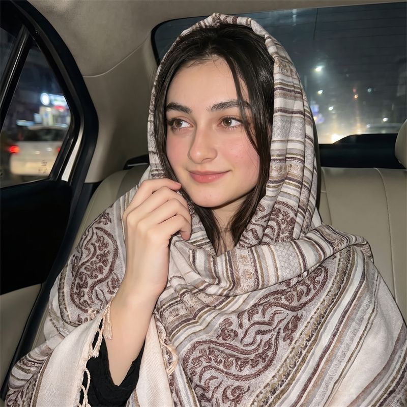 Vintage Paisley Print Hijab Fa - مراجعة Vintage Outdoor Fashion وسعره