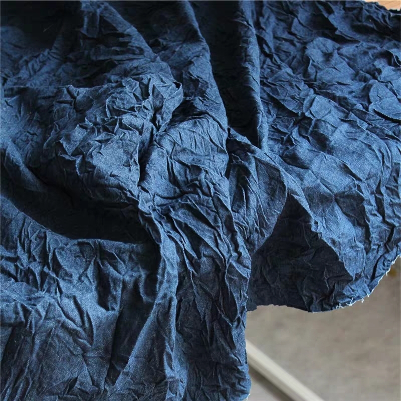 Blue Pleated Denim Cotton Fabr - مراجعة Patchwork Jean Jacket وسعره