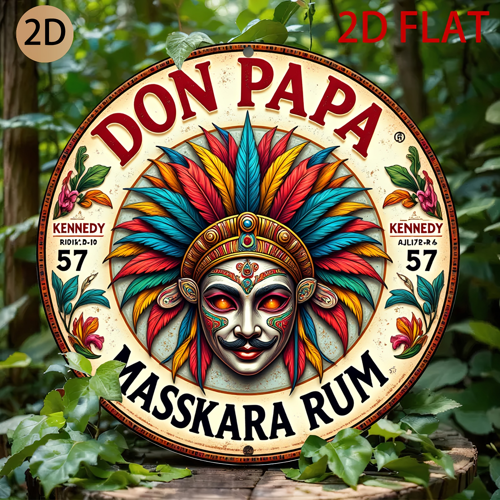 Vintage Don Papa Masskara Rum  - مراجعة Vintage Fashion Plates وسعره