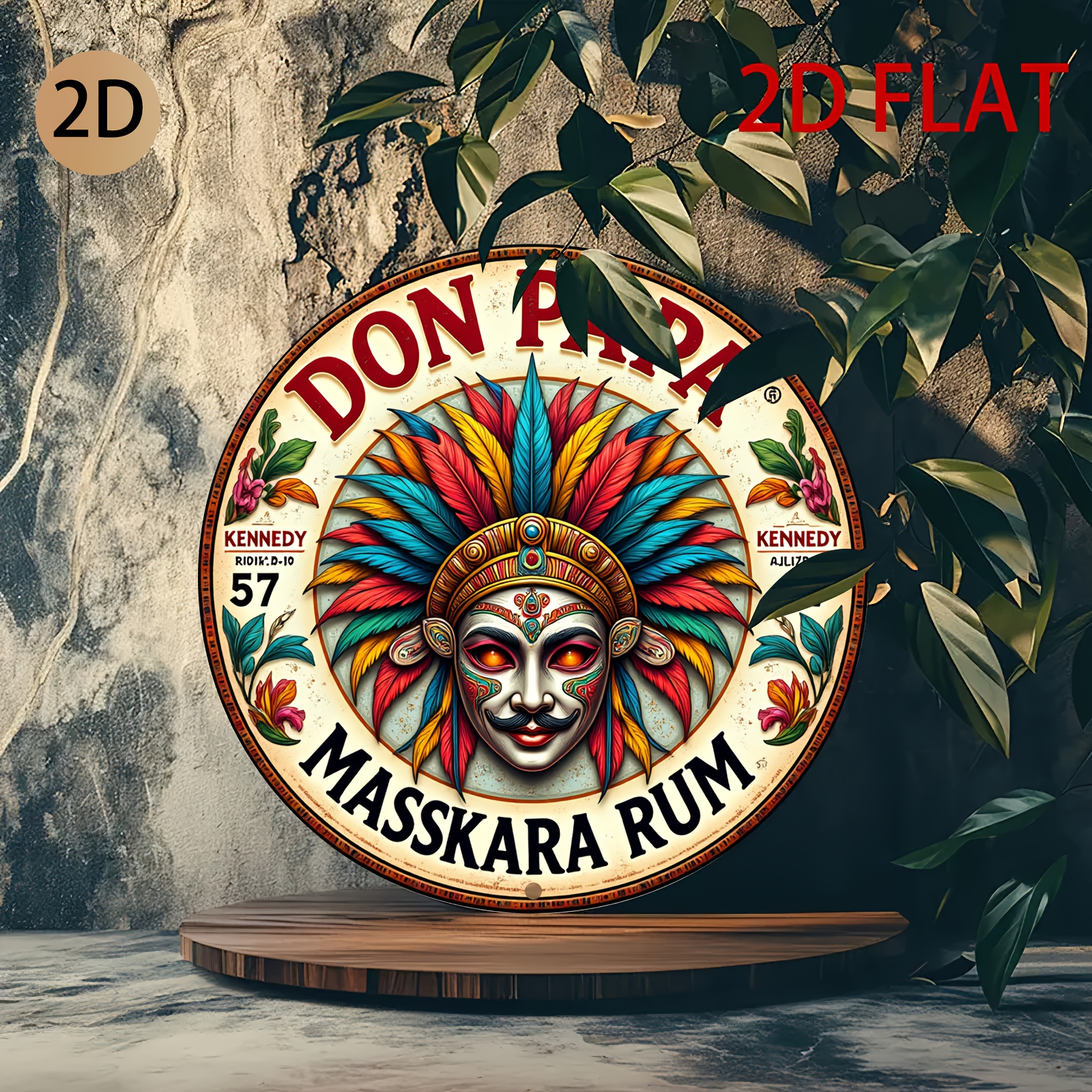 Vintage Don Papa Masskara Rum  - مراجعة Vintage Fashion Plates وسعره