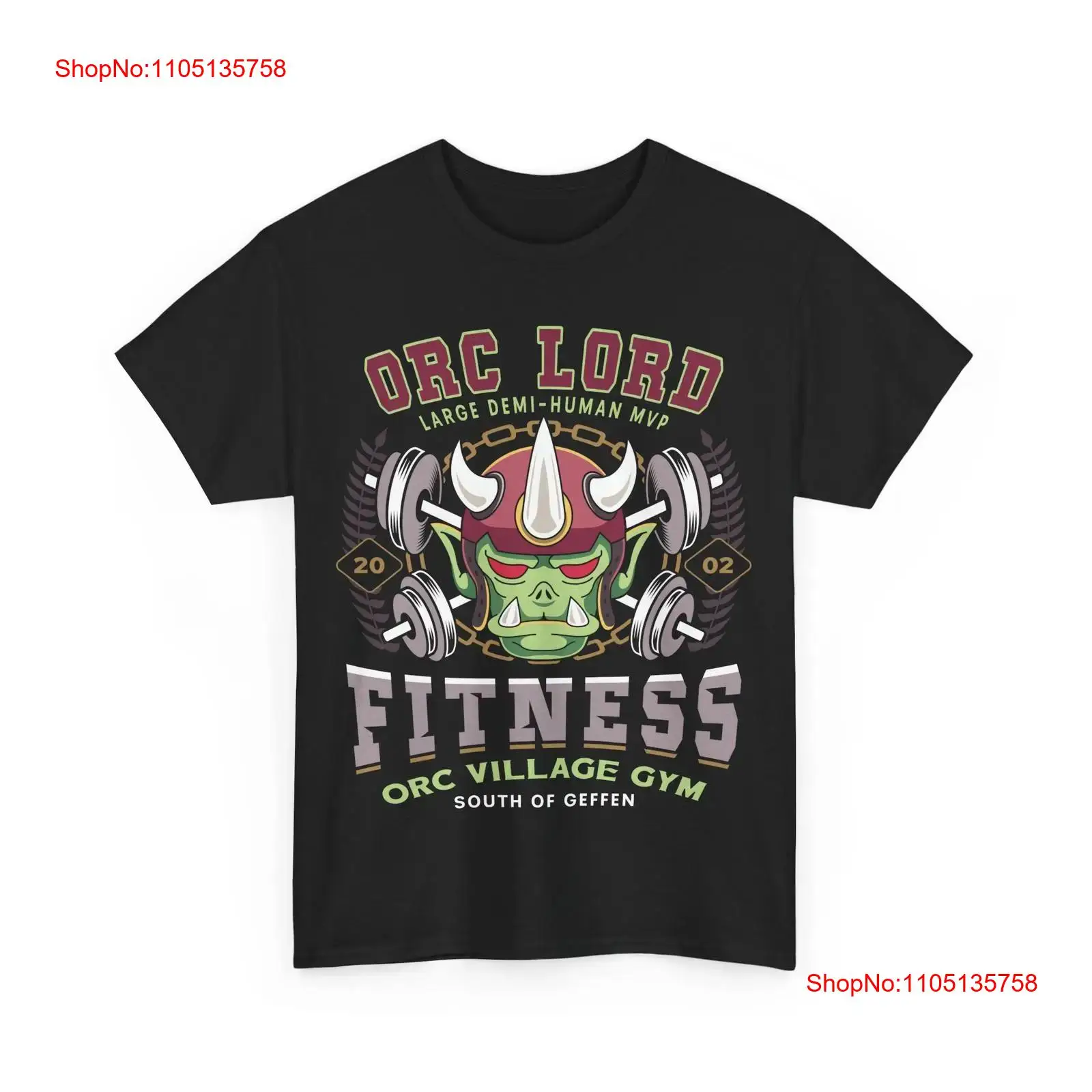 Geffen Orc Village Fitness T S - مراجعة Vintage Fashion Game وسعره