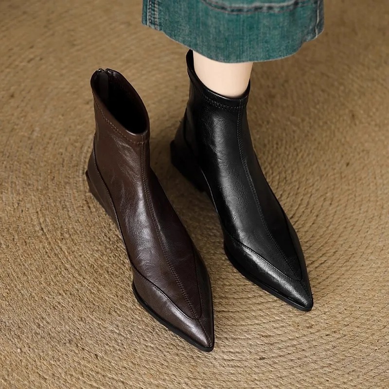 Fashion Vintage Thick Heels Wo - مراجعة Vintage Fashion Boots وسعره