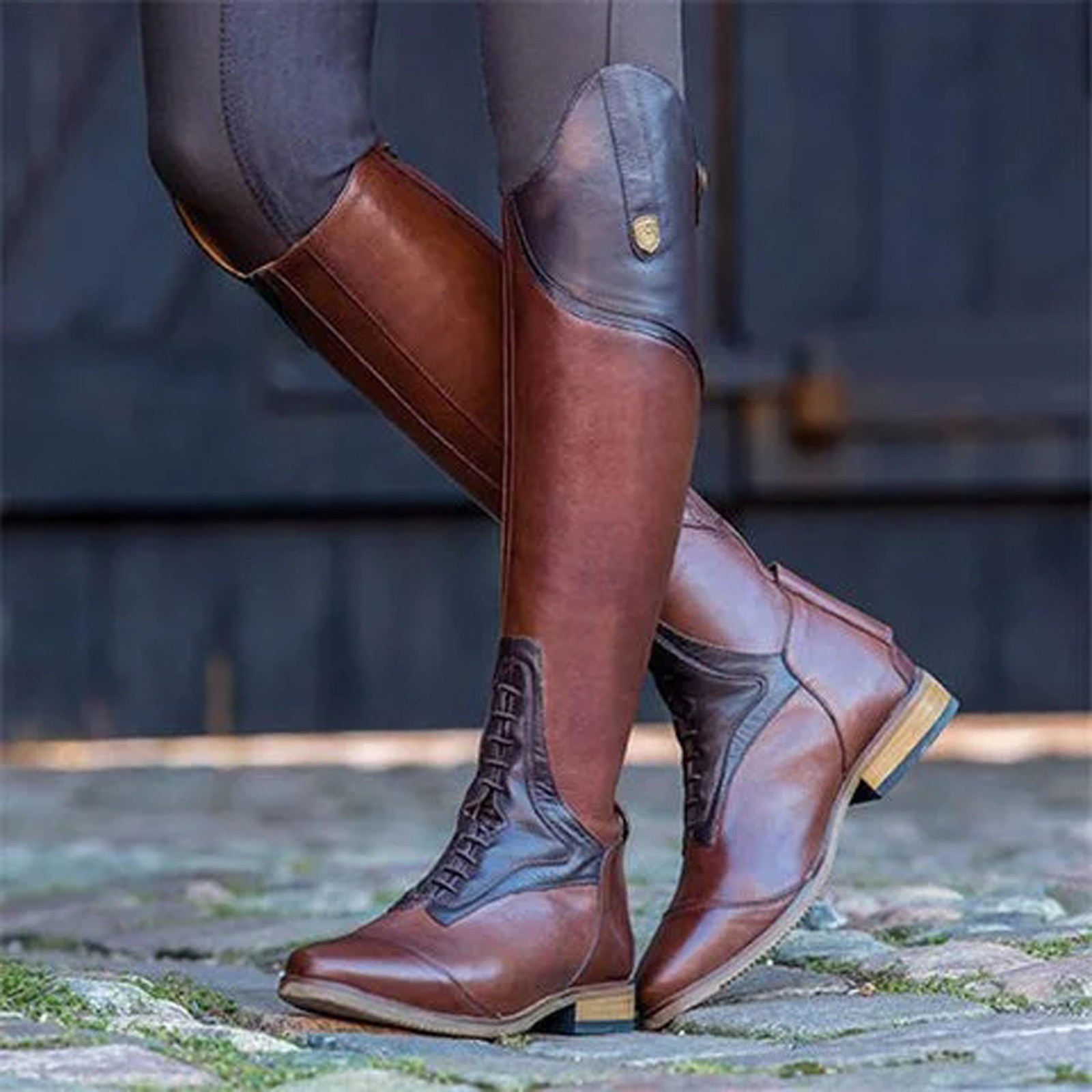 Knee High Boot Casual Boot Fas - مراجعة Vintage Fashion Boots وسعره