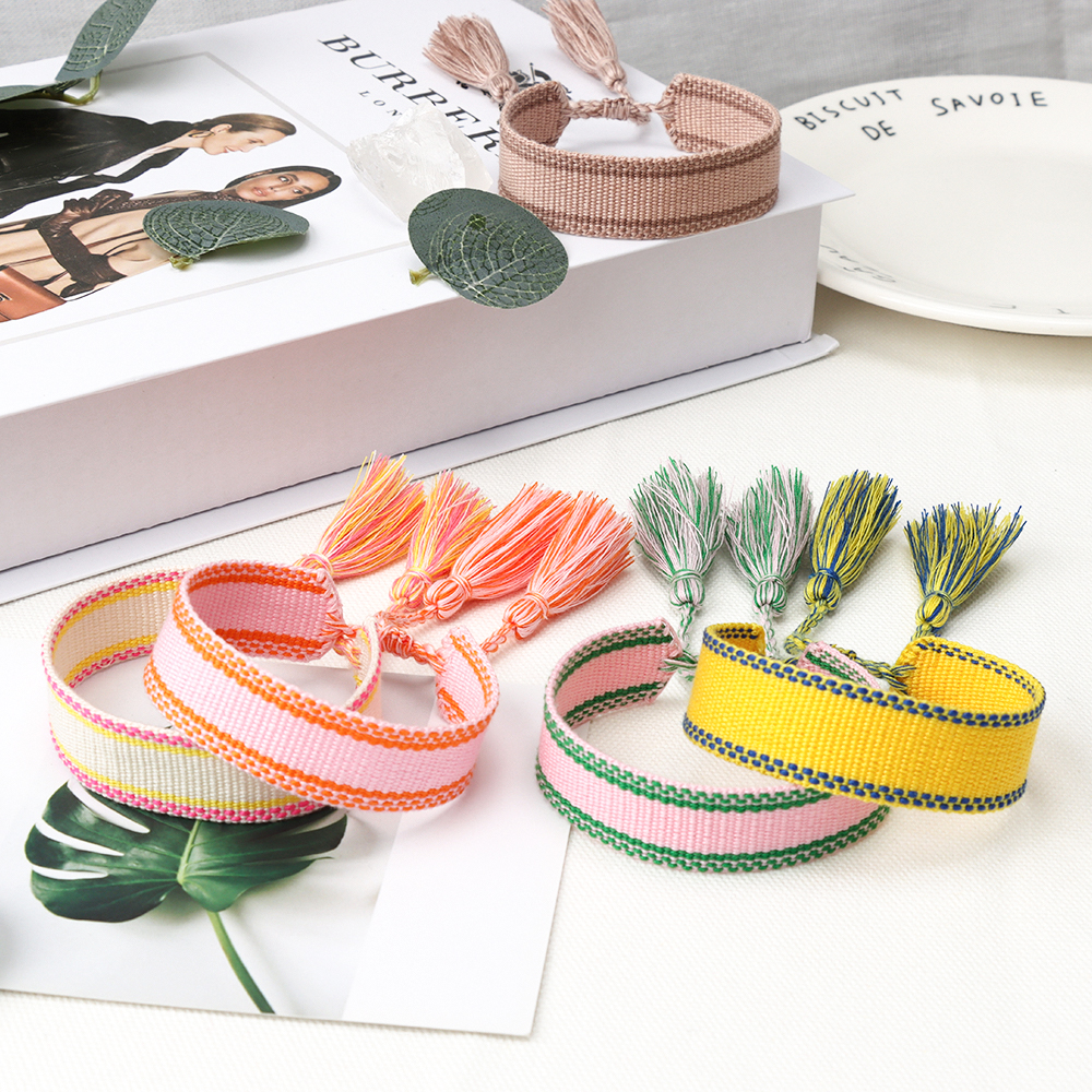 Plain Woven Bracelets Candy Co - مراجعة Vintage Vibes Fashion وسعره
