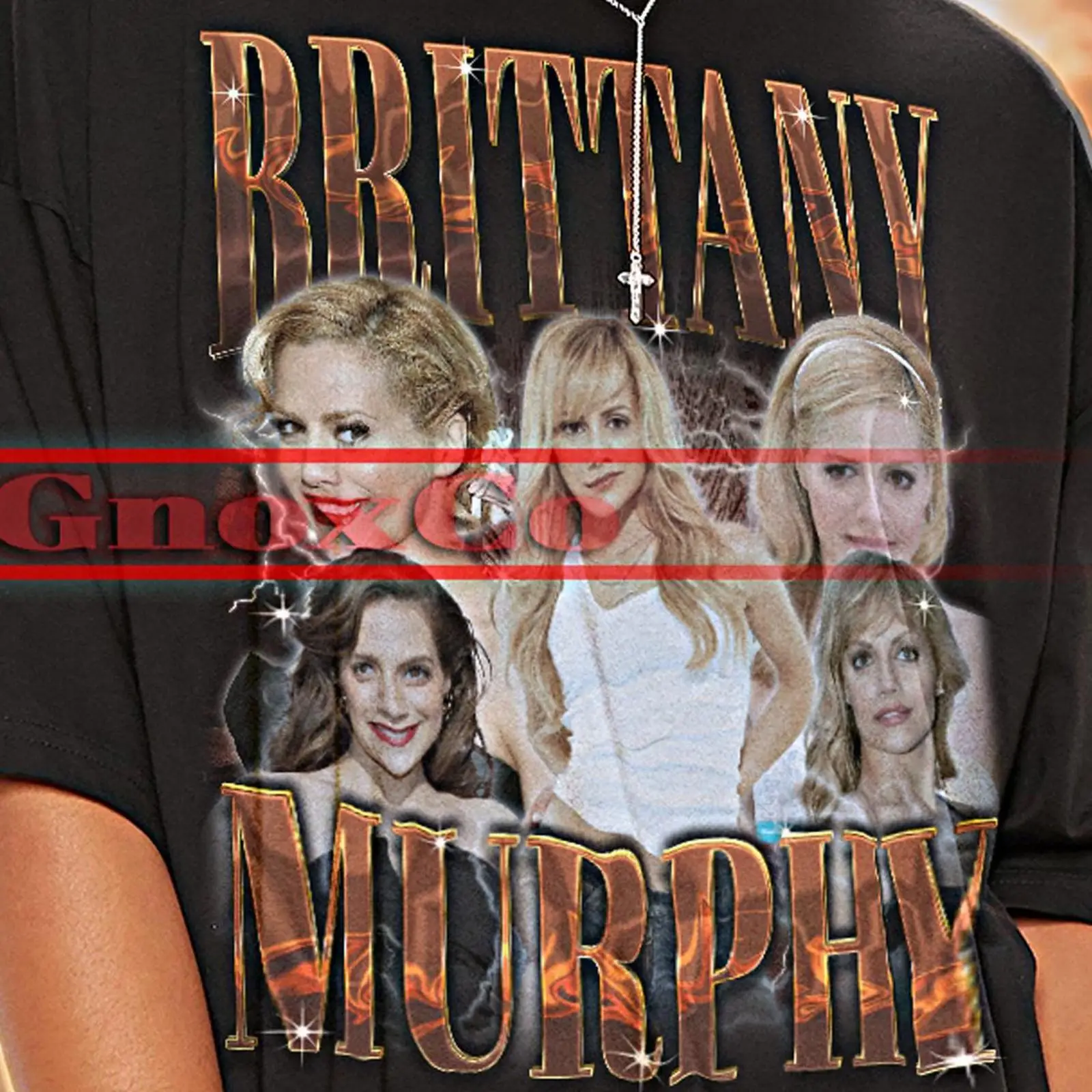 Brittany Murphy Retro 90s T Sh - مراجعة Vintage Fashion Collage وسعره