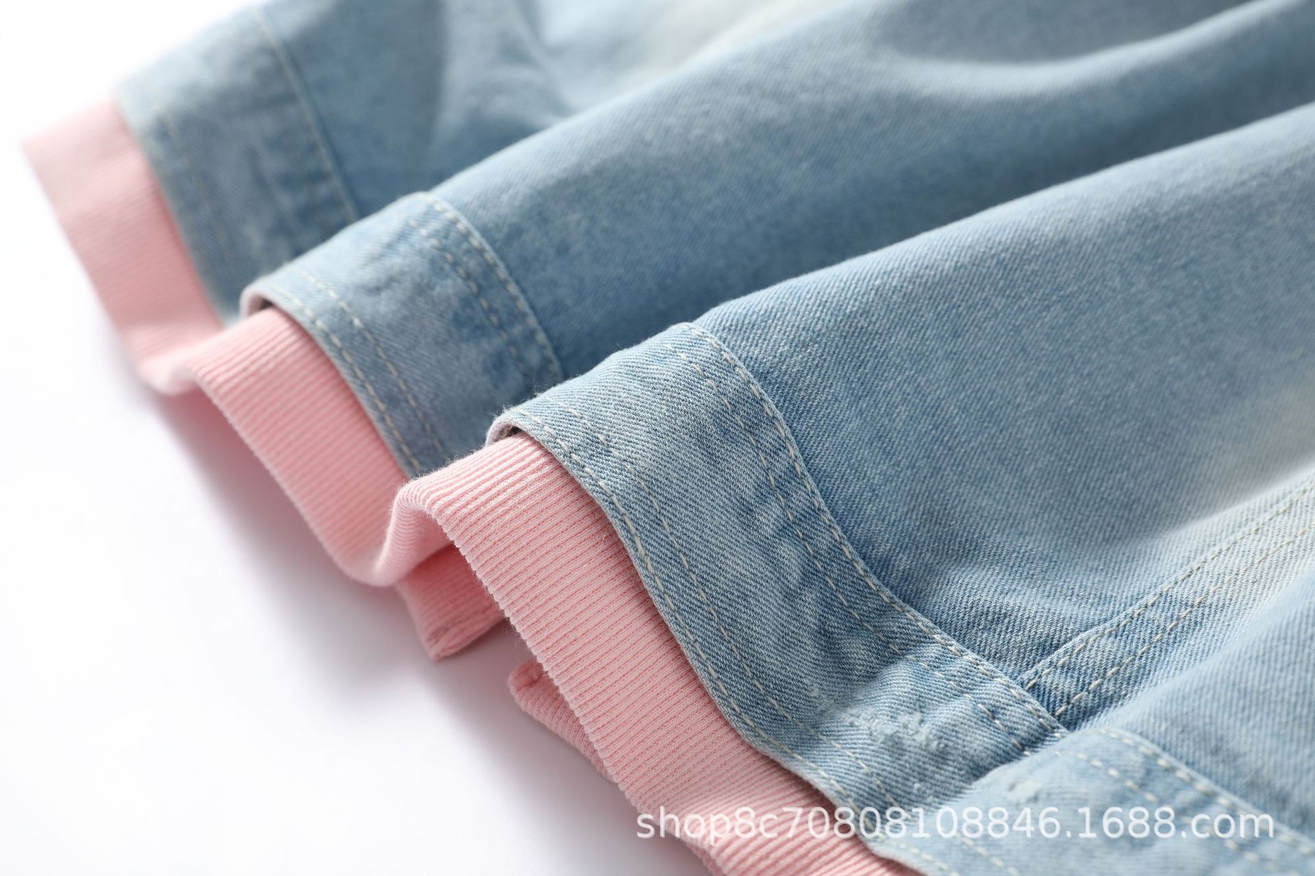 European Style Loose Hooded Pa - مراجعة Patchwork Jean Jacket وسعره