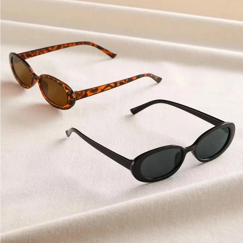Vintage Oval Sunglasses Women  - مراجعة Vintage Outdoor Fashion وسعره