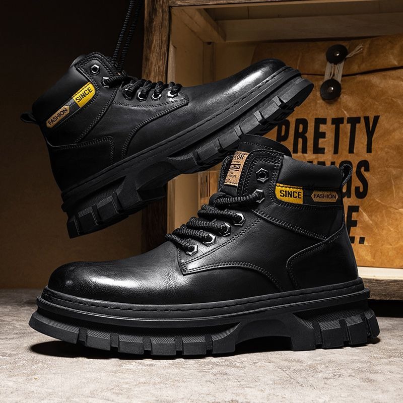 Vintage Men Platform Ankle Boo - مراجعة Vintage Fashion Boots وسعره