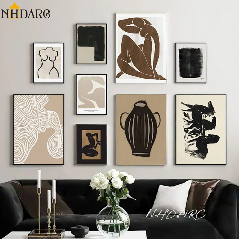 Scandinavian Minimalist Wall A - مراجعة Vintage Fashion Sketches وسعره