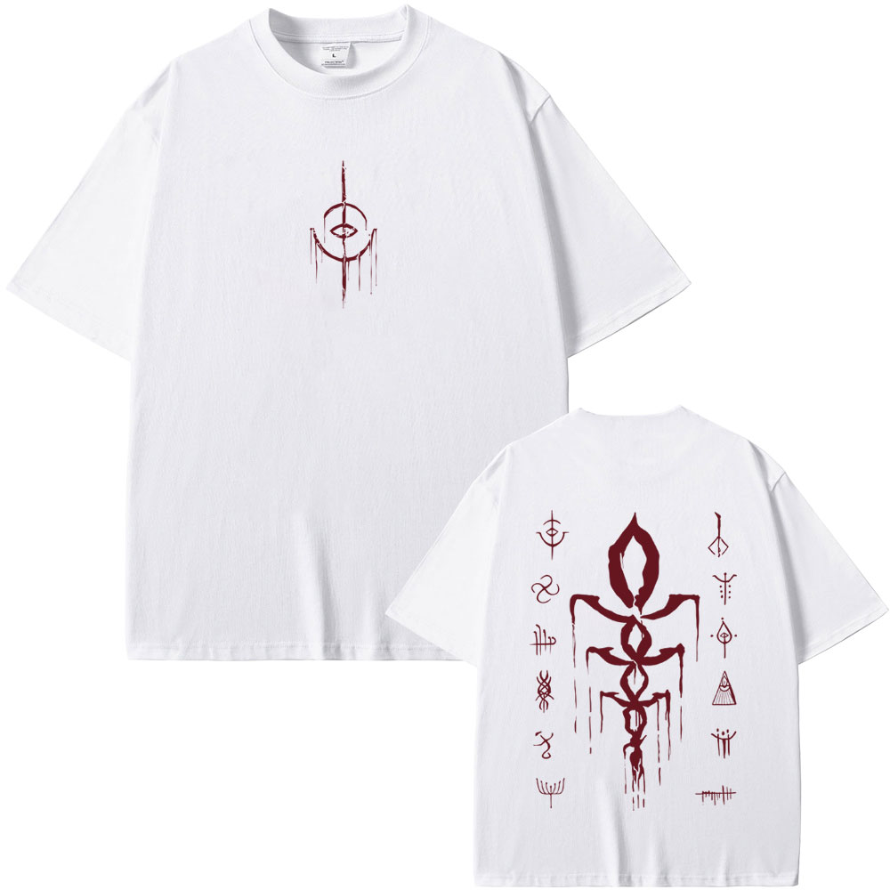Game Bloodborne Logo Print T-s - مراجعة Vintage Fashion Game وسعره