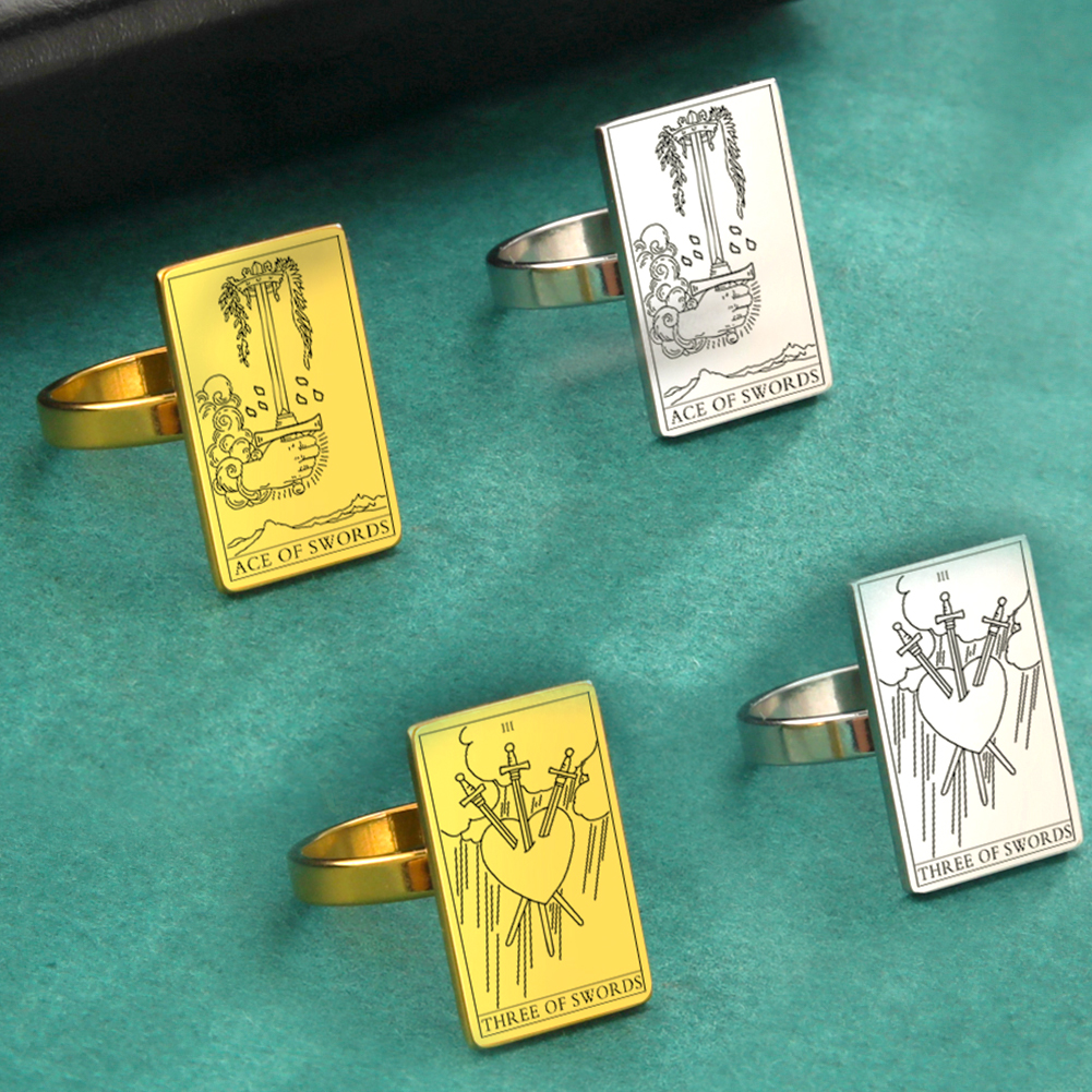 LIKGREAT Tarot Cards Ring The  - مراجعة Vintage Fashion Postcards وسعره
