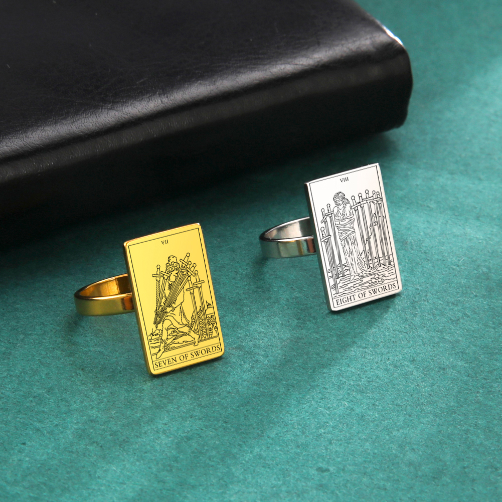 LIKGREAT Tarot Cards Ring The  - مراجعة Vintage Fashion Postcards وسعره