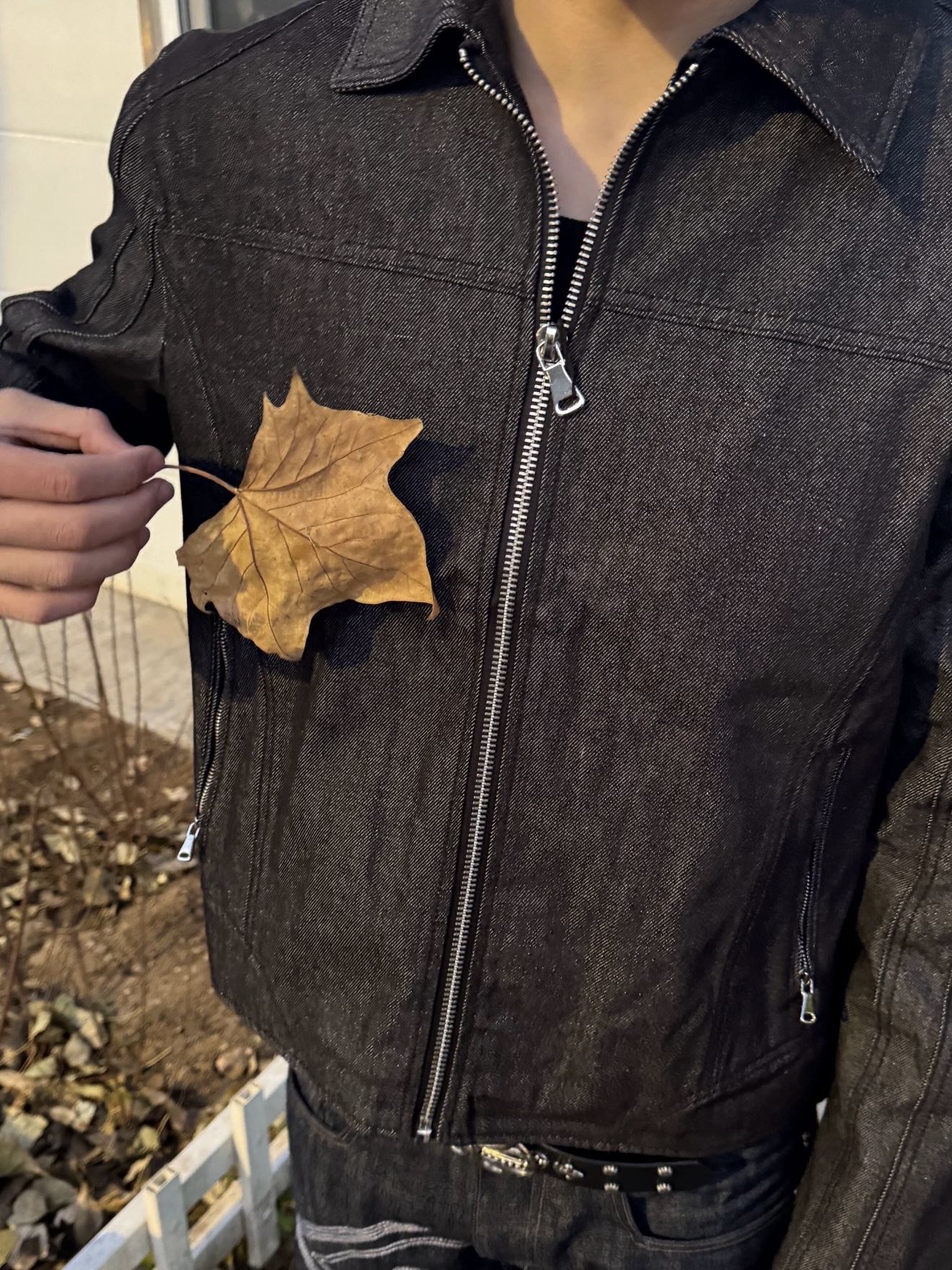 Classic American Style Men's S - مراجعة Patchwork Jean Jacket وسعره