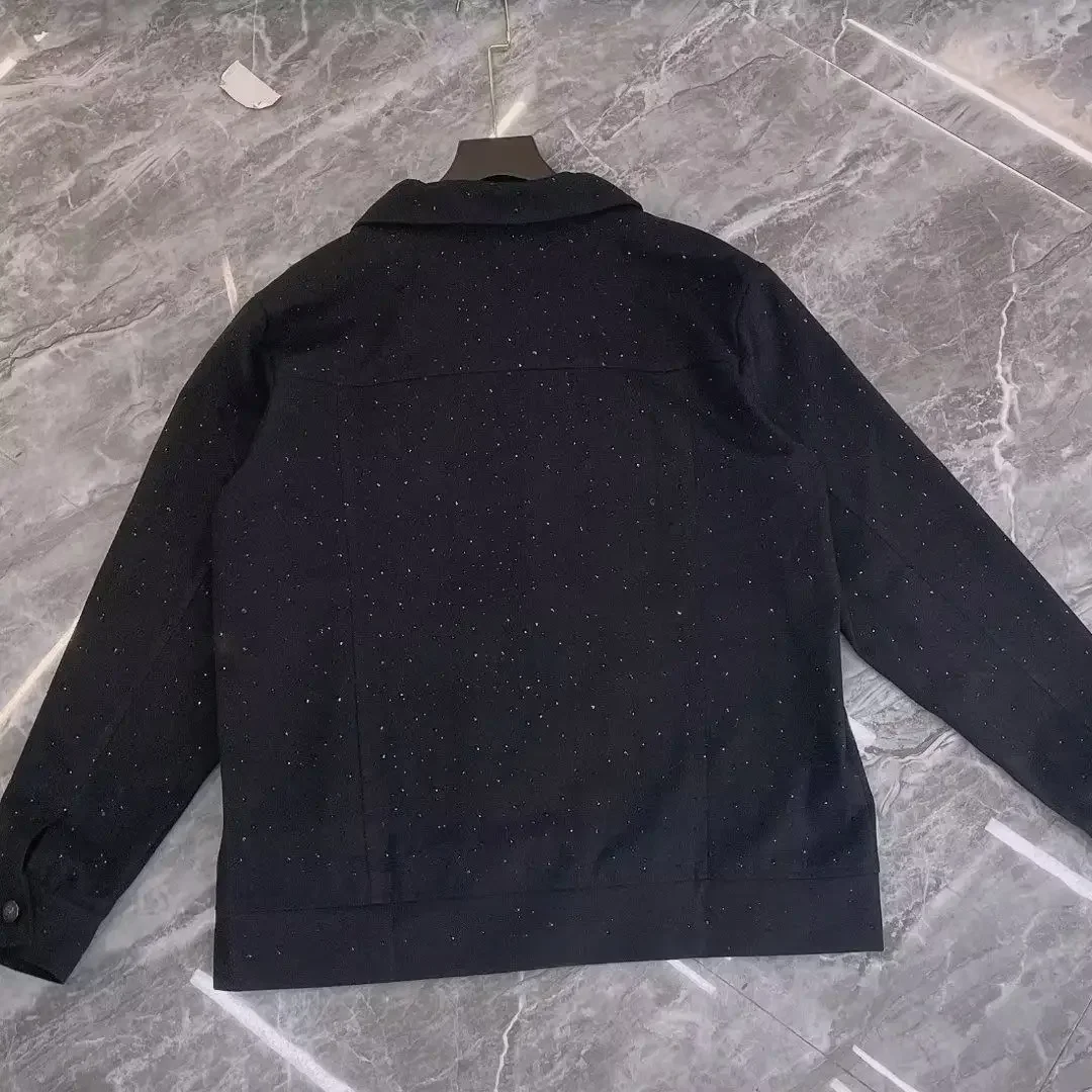 Jeans Coat for Men Button Casu - مراجعة Patchwork Jean Jacket وسعره