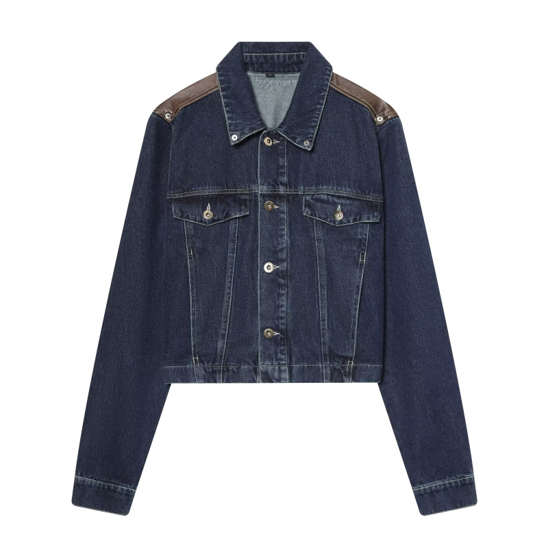 ETJ Women's Denim Jacket & Jea - مراجعة Patchwork Jean Jacket وسعره