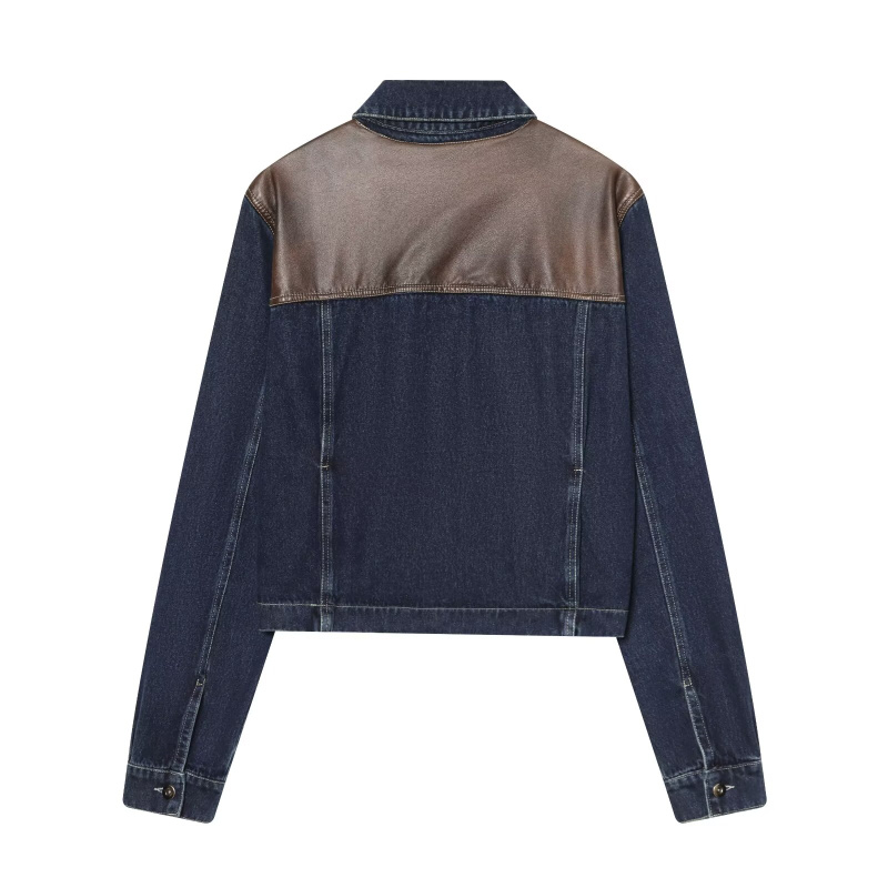 ETJ Women's Denim Jacket & Jea - مراجعة Patchwork Jean Jacket وسعره