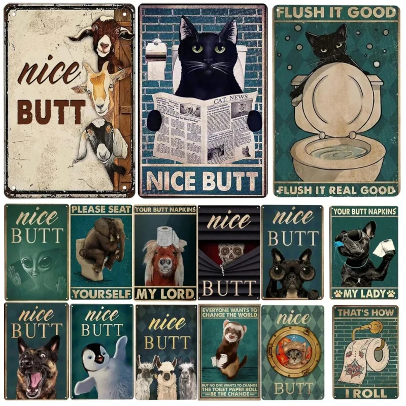 Metal Tin Sign Poster Nice But - مراجعة Vintage Fashion Plates وسعره