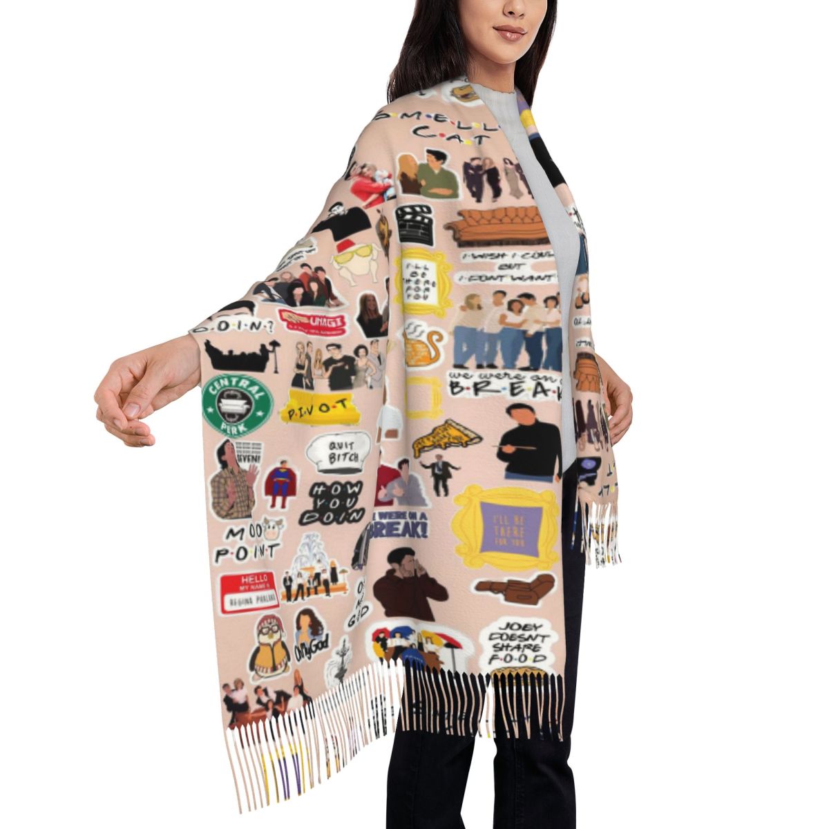 Vintage Friends TV Show Symbol - مراجعة Vintage Fashion Collage وسعره