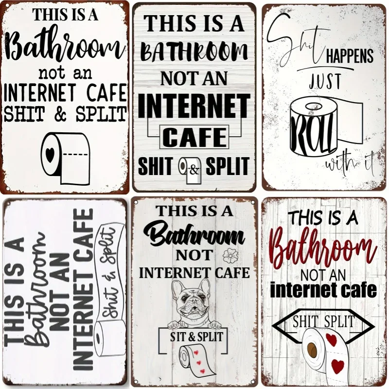 Funny Word Bathroom Decor Wari - مراجعة Vintage Fashion Plates وسعره