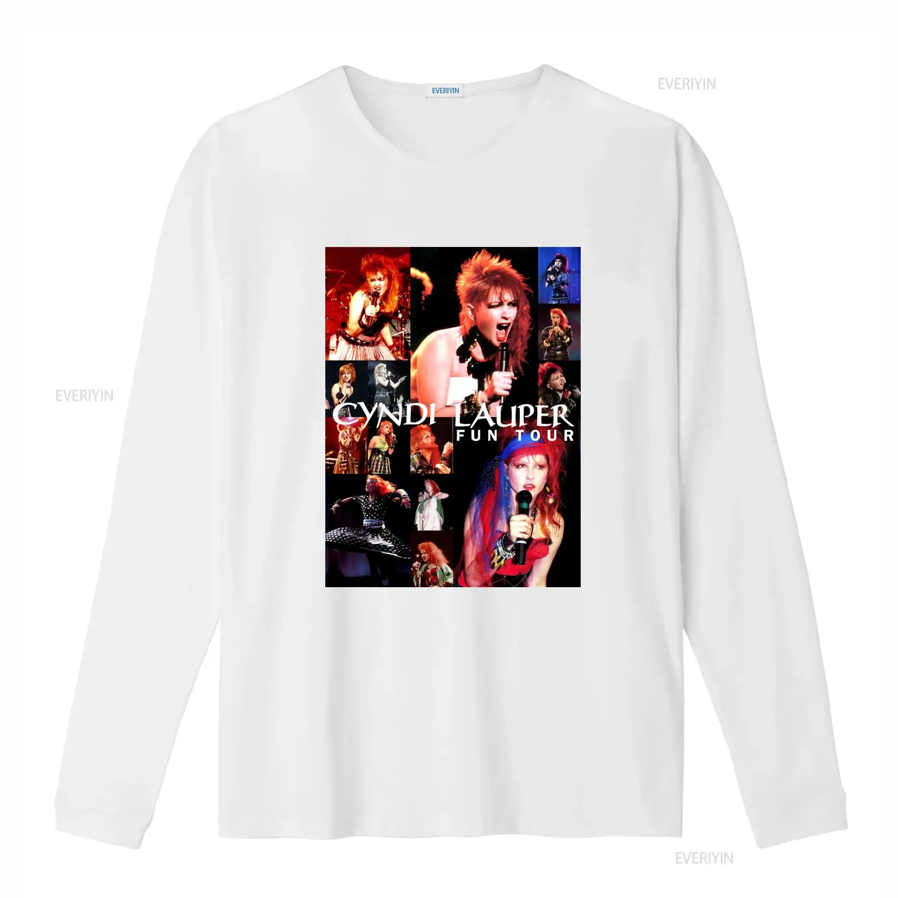 Cyndi Lauper Fun Tour T Shirt  - مراجعة Vintage Fashion Jersey وسعره