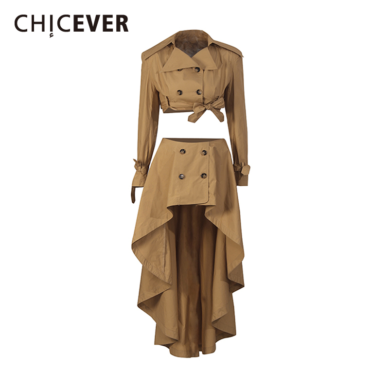 CHICEVER Khaki Spliced Lace Up - مراجعة Vintage Fashion Jersey وسعره
