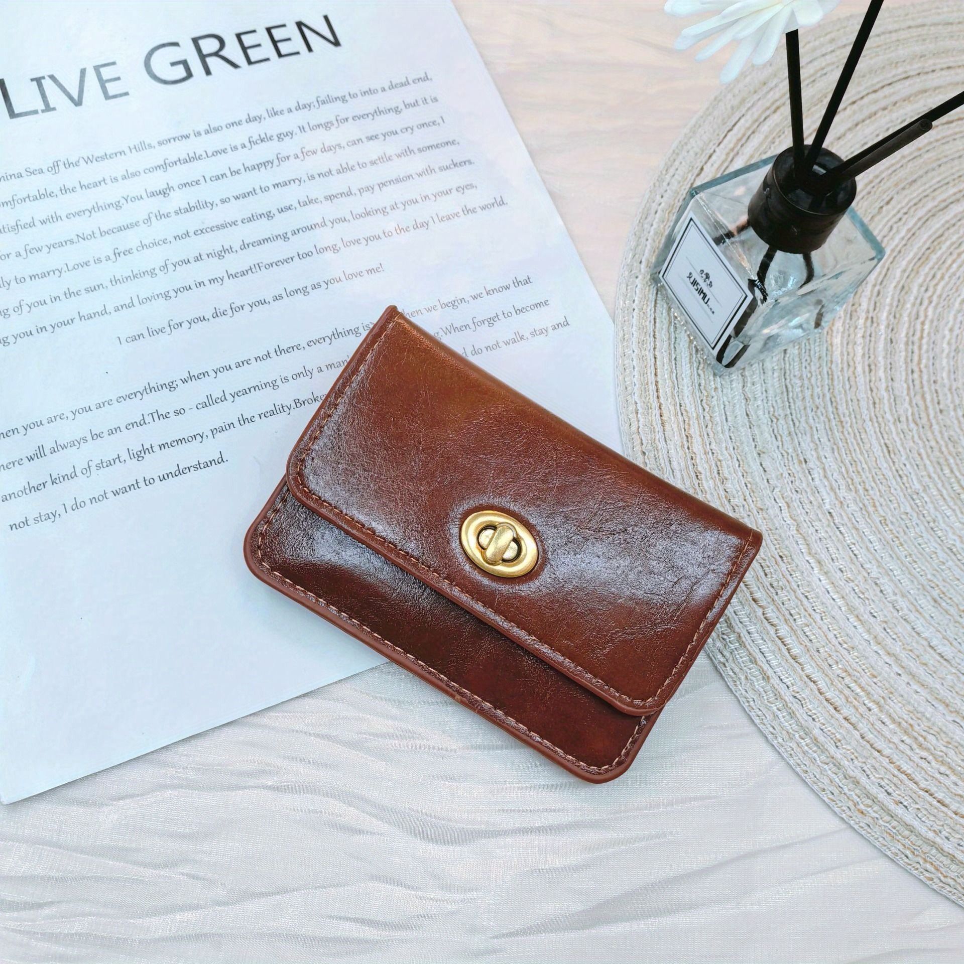 Vintage Style PU Coin Purse, M - مراجعة Vintage Fashion Postcards وسعره