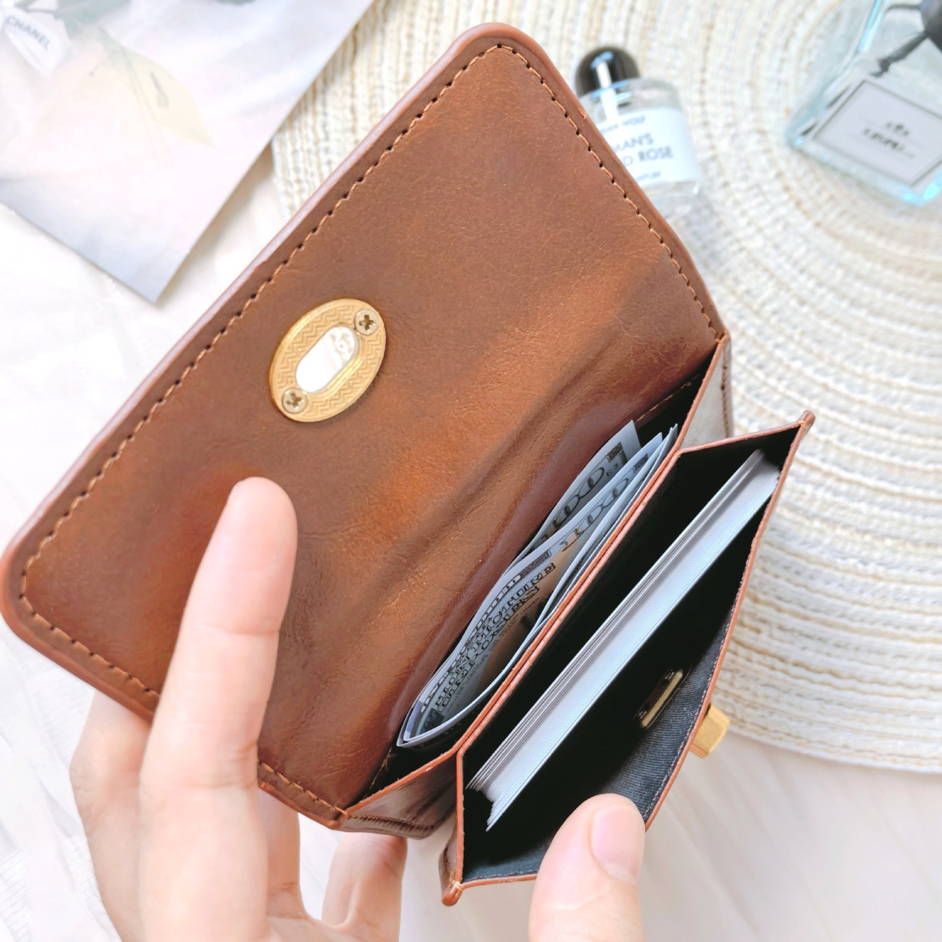 Vintage Style PU Coin Purse, M - مراجعة Vintage Fashion Postcards وسعره