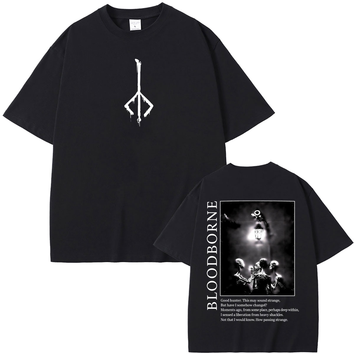 Game Bloodborne T-shirt Summer - مراجعة Vintage Fashion Game وسعره