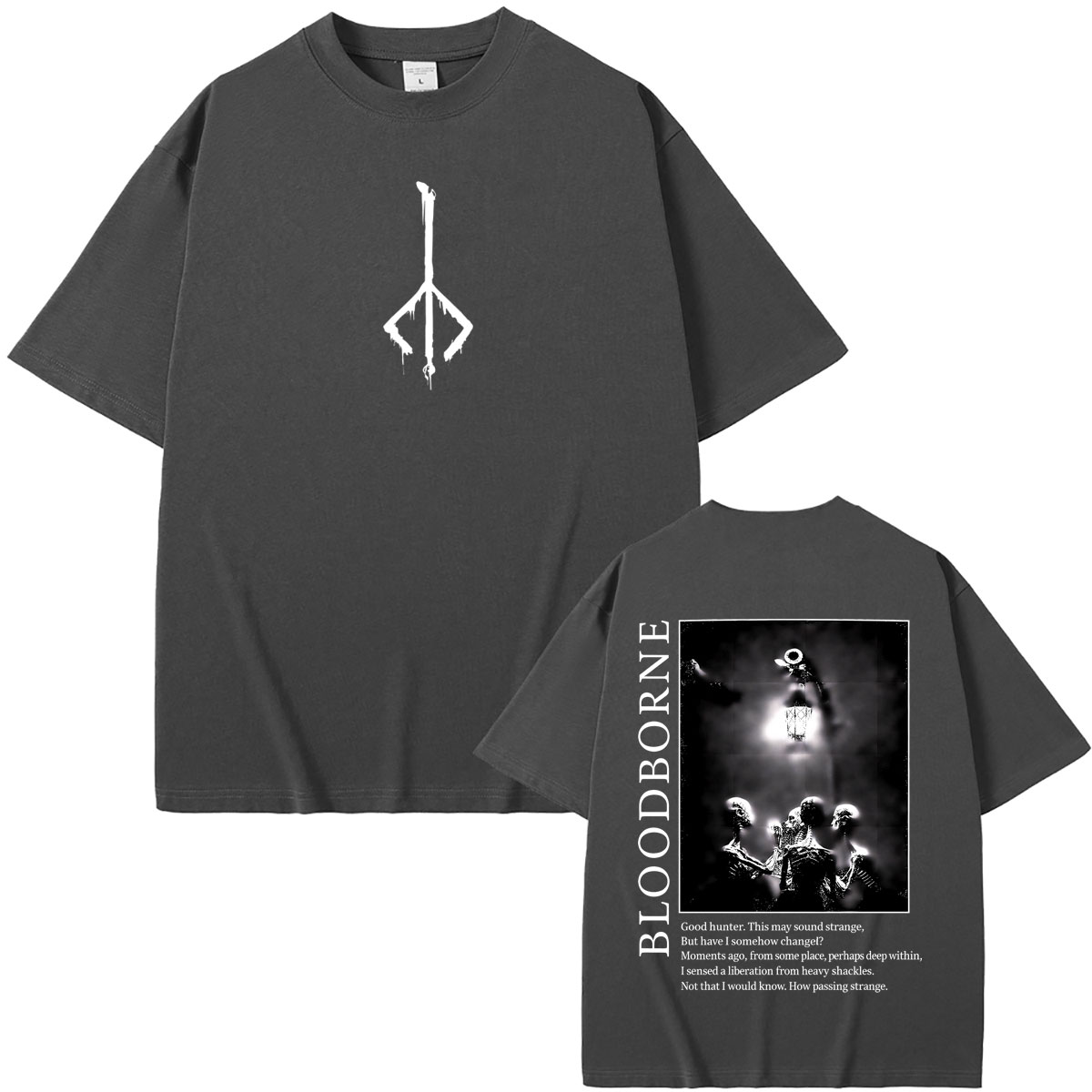 Game Bloodborne T-shirt Summer - مراجعة Vintage Fashion Game وسعره