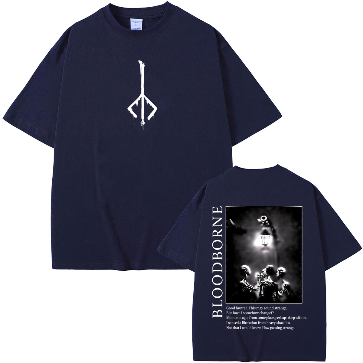 Game Bloodborne T-shirt Summer - مراجعة Vintage Fashion Game وسعره