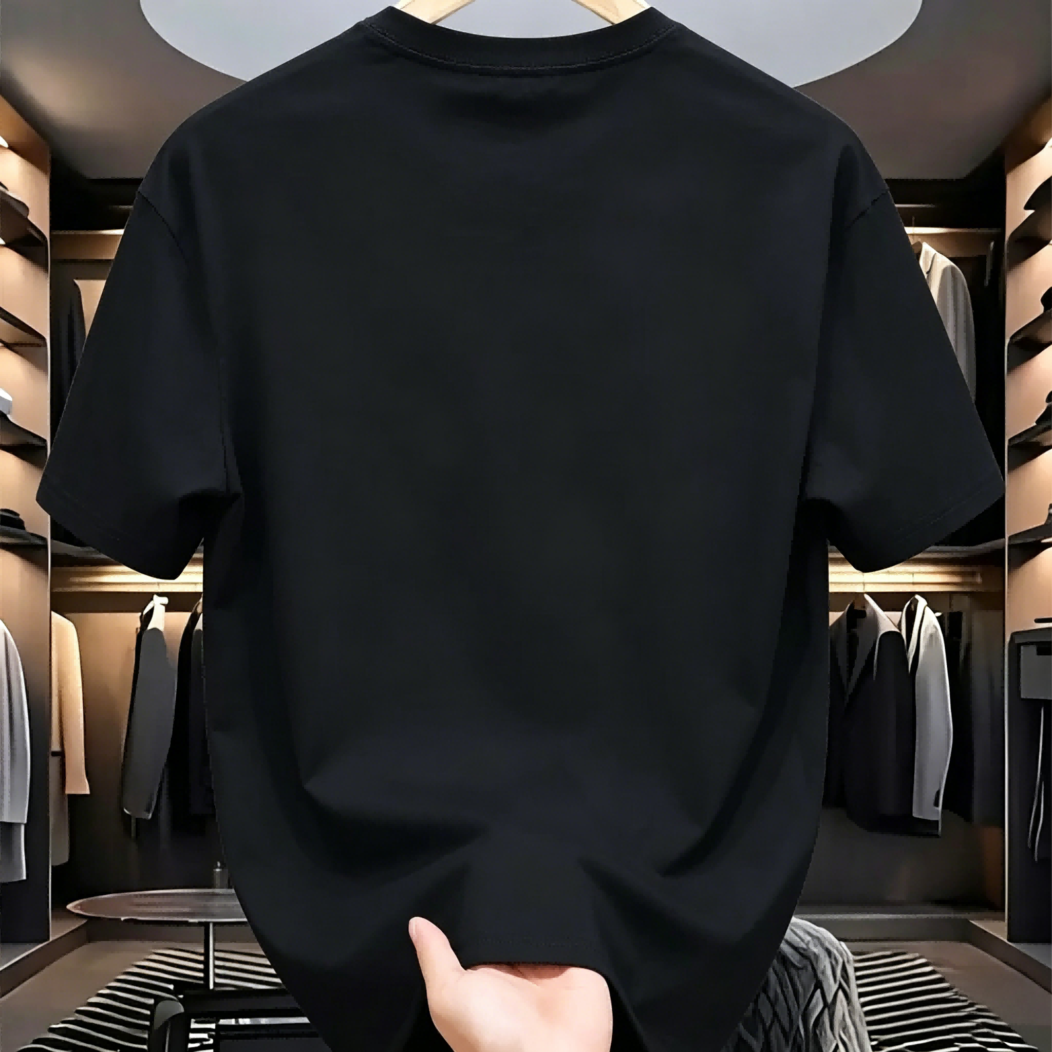 Men Black Cotton T-Shirt Vinta - مراجعة Vintage Fashion Collage وسعره