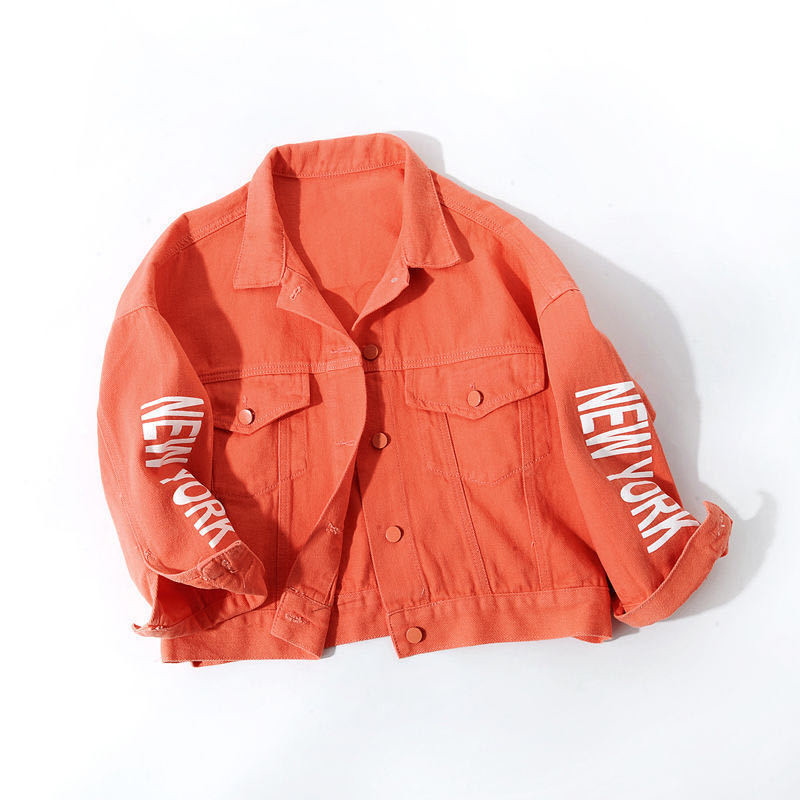 2021 Short Denim Jacket Women  - مراجعة Patchwork Jean Jacket وسعره