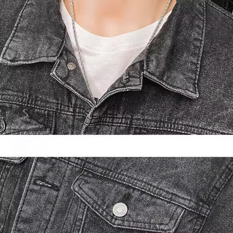 America Vintage Heavy Wolf Emb - مراجعة Patchwork Jean Jacket وسعره