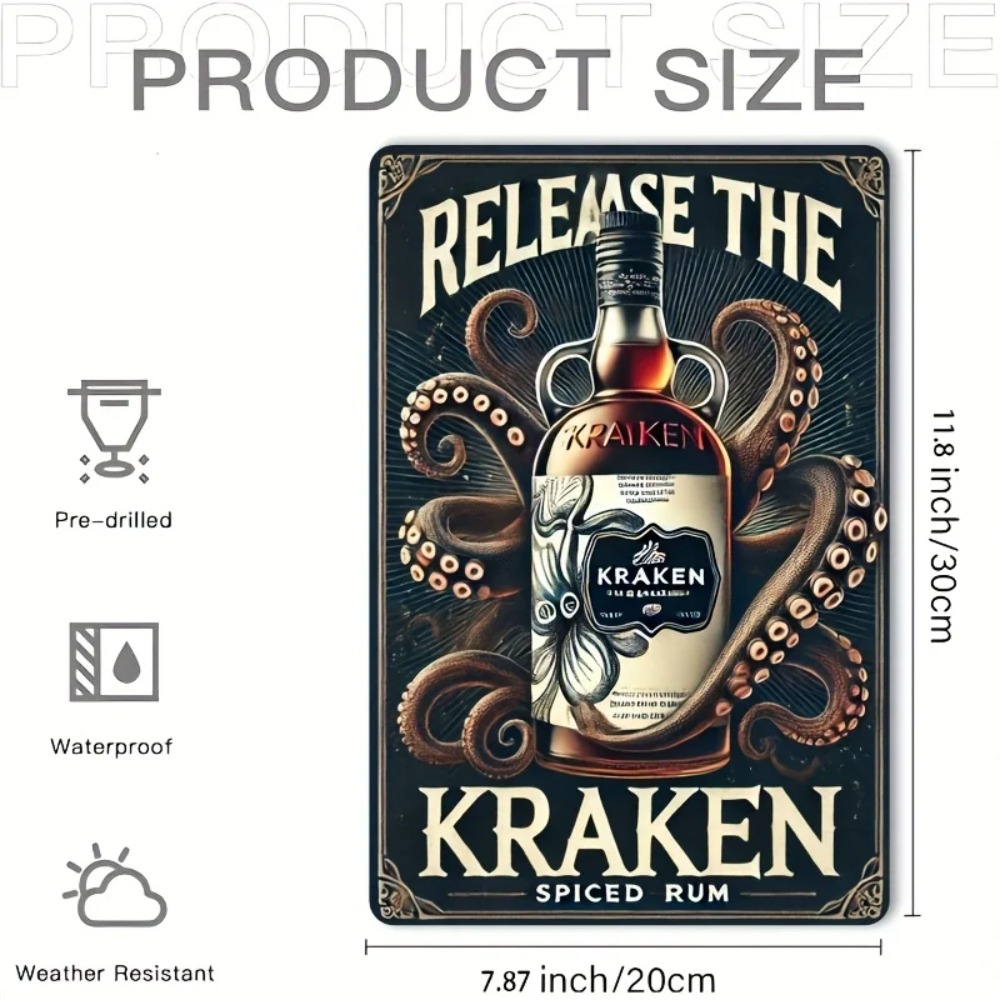 Vintage Kraken Spiced Rum Meta - مراجعة Vintage Fashion Plates وسعره