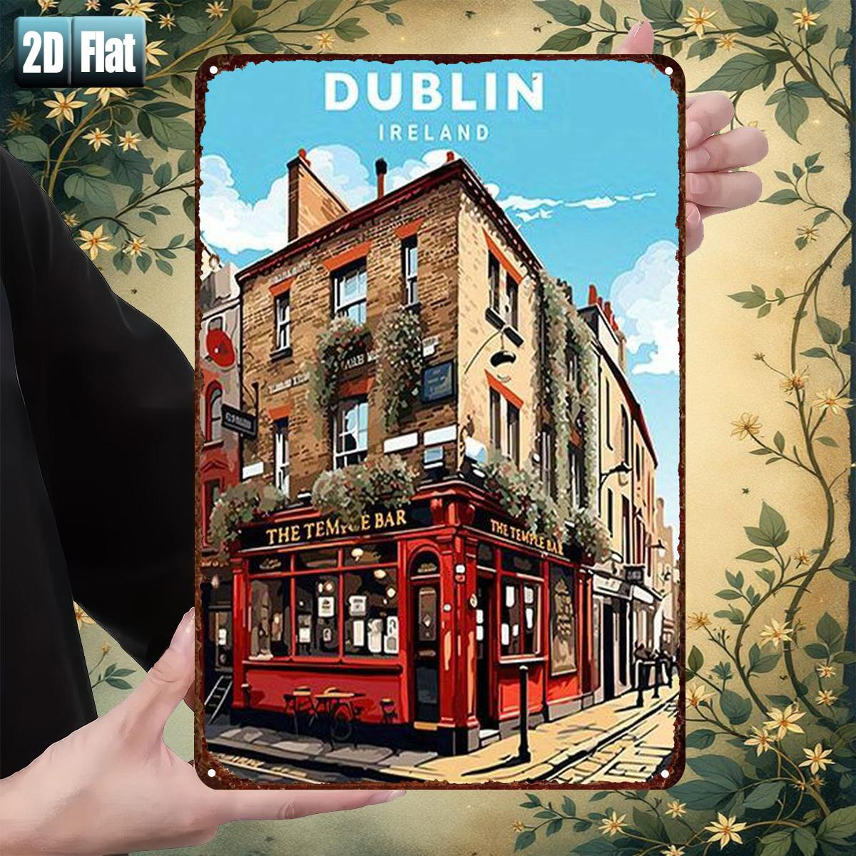 Dublin Ireland Temple Bar Meta - مراجعة Vintage Fashion Plates وسعره