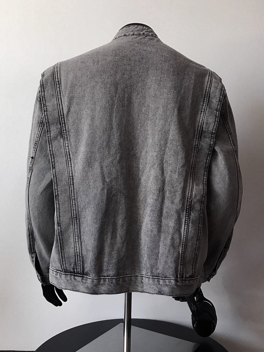 ReddaChic 2000s Distressed Men - مراجعة Patchwork Jean Jacket وسعره