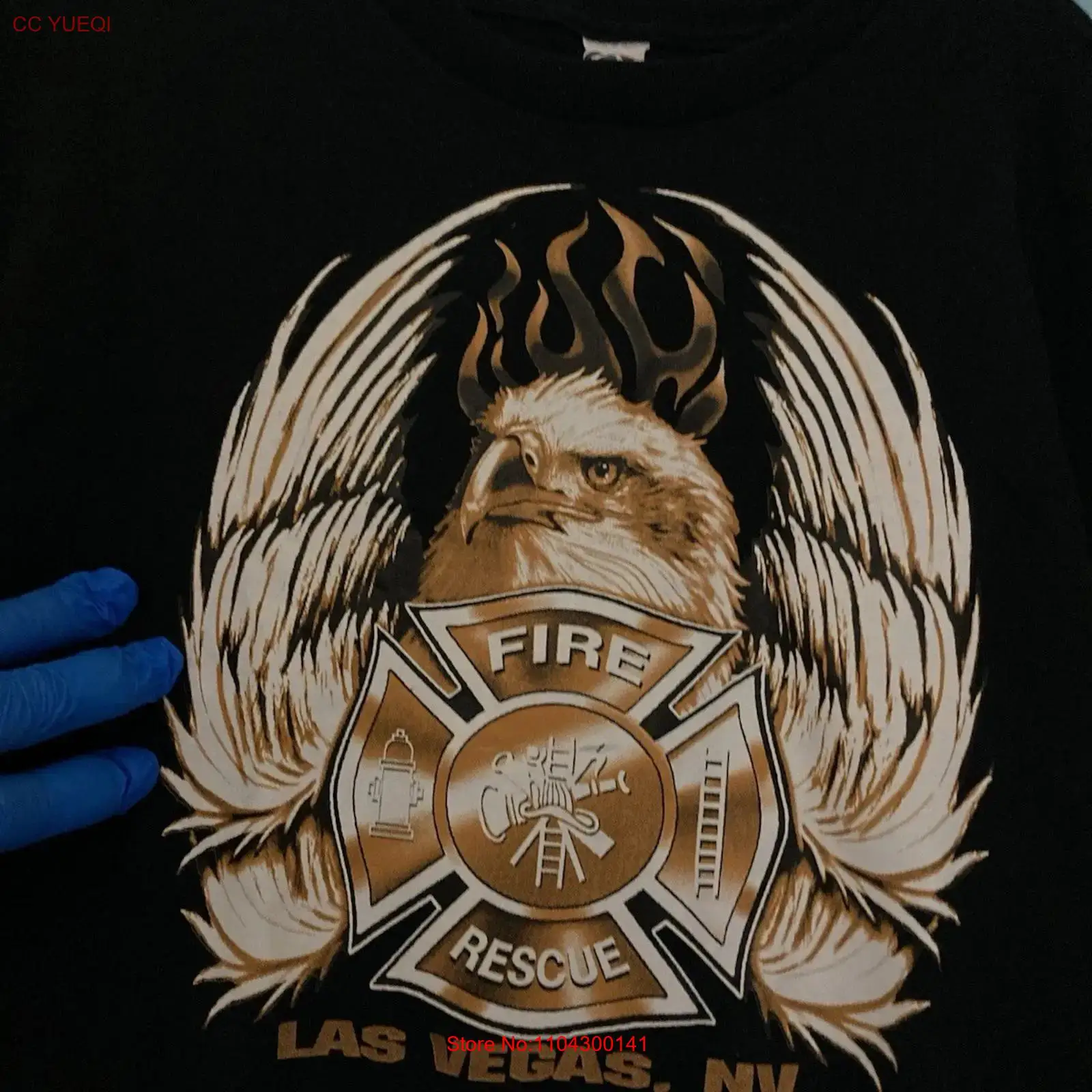 LAS VEGAS FIRE RESCUE T Shirt  - مراجعة Vintage Fashion Las Vegas وسعره