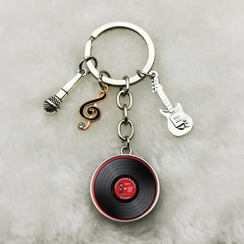 Classic Retro Vinyl Record Key - مراجعة Vintage Vibes Fashion وسعره