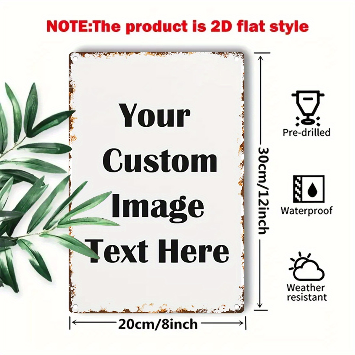 Custom Image/Text Metal Tin Si - مراجعة Vintage Fashion Plates وسعره