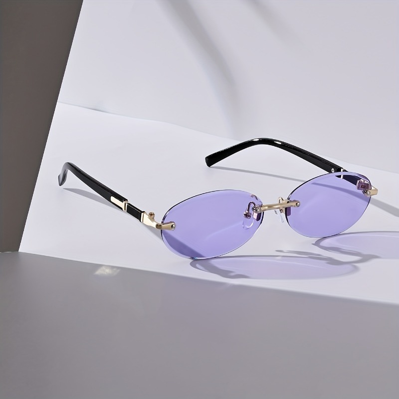 Sexy Small Oval Punk Sunglasse - مراجعة Vintage Outdoor Fashion وسعره